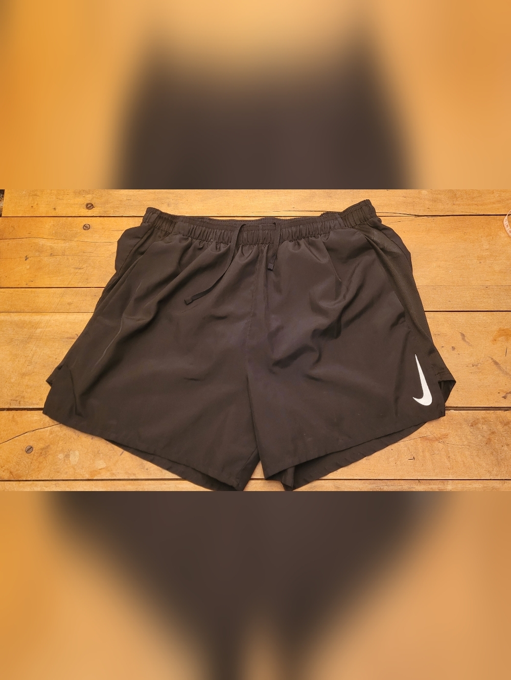 🥳2/$35🥳 Nike Black Athletic Shorts with White Swoosh
